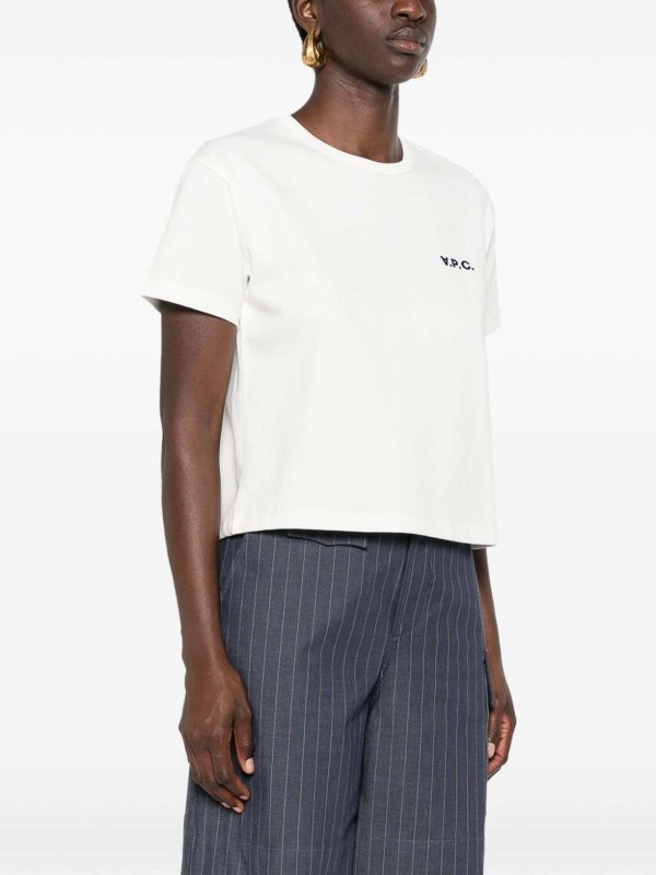 Camiseta - Blanco shop online: A.P.C.