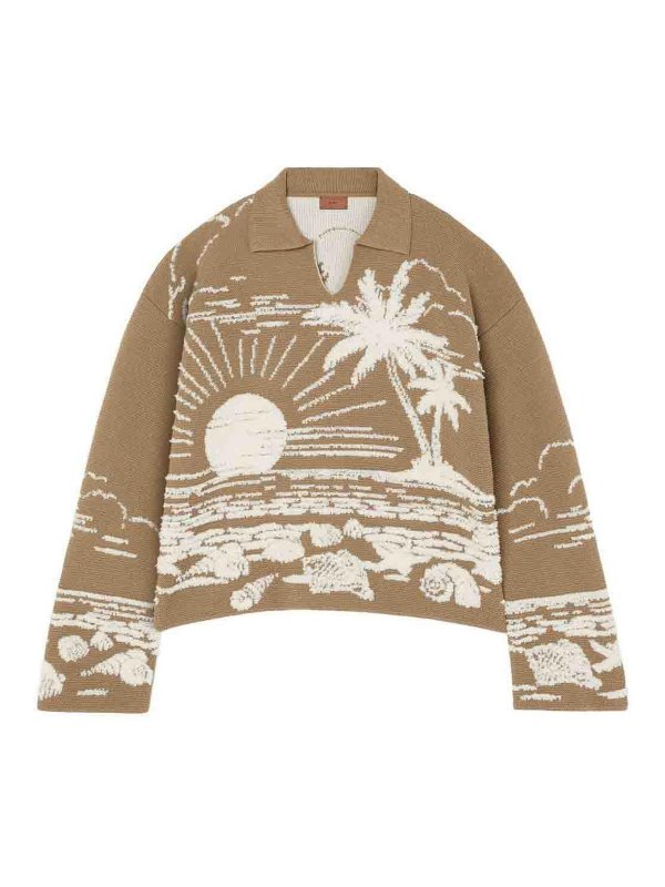 ALANUI: Polos  - Polo - Marron Clair