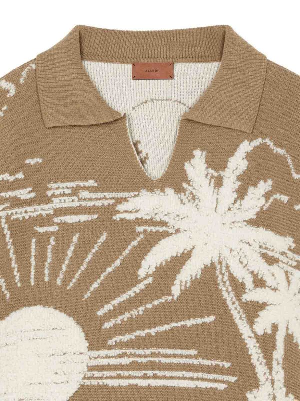 Polo - Marron Clair shop online: ALANUI