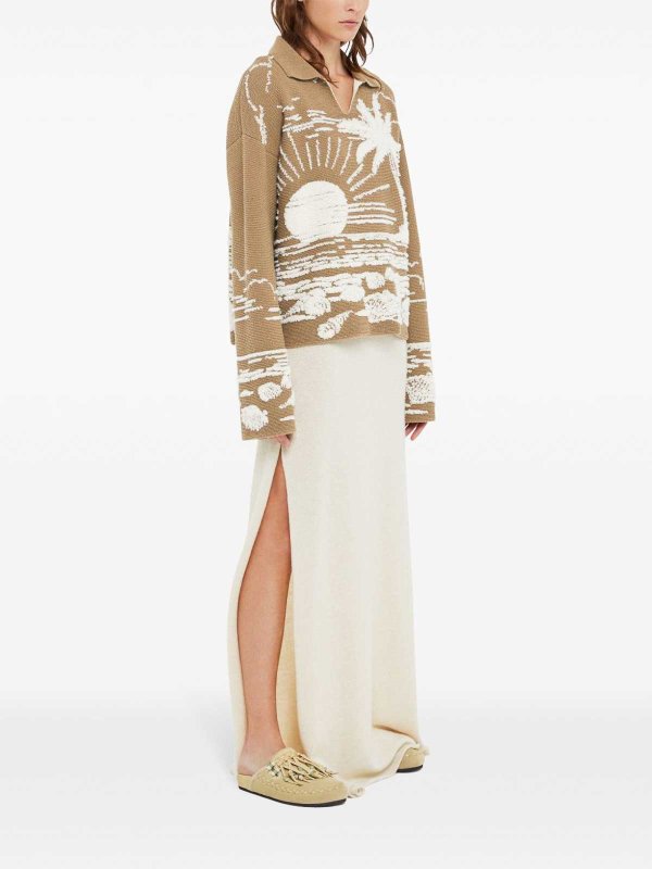 ALANUI buy online Polo - Marron Clair