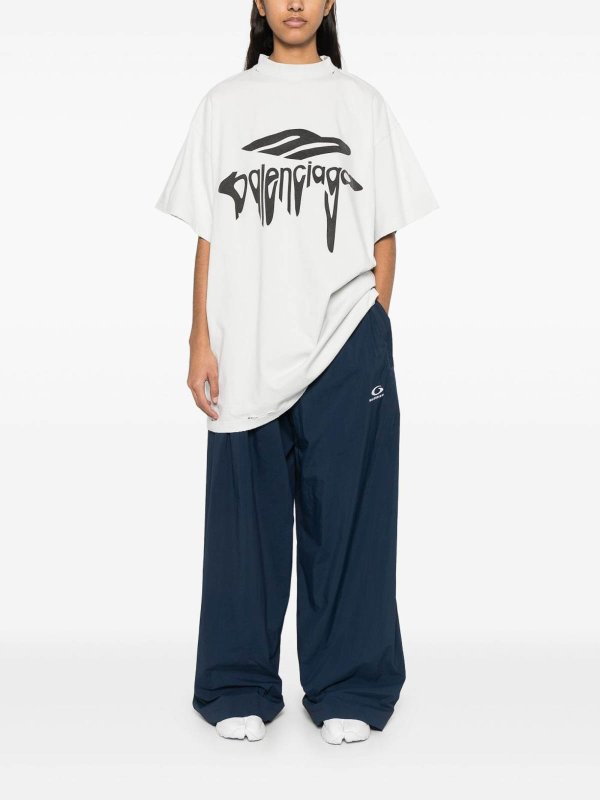BALENCIAGA: Tシャツ online - Tシャツ - グレー