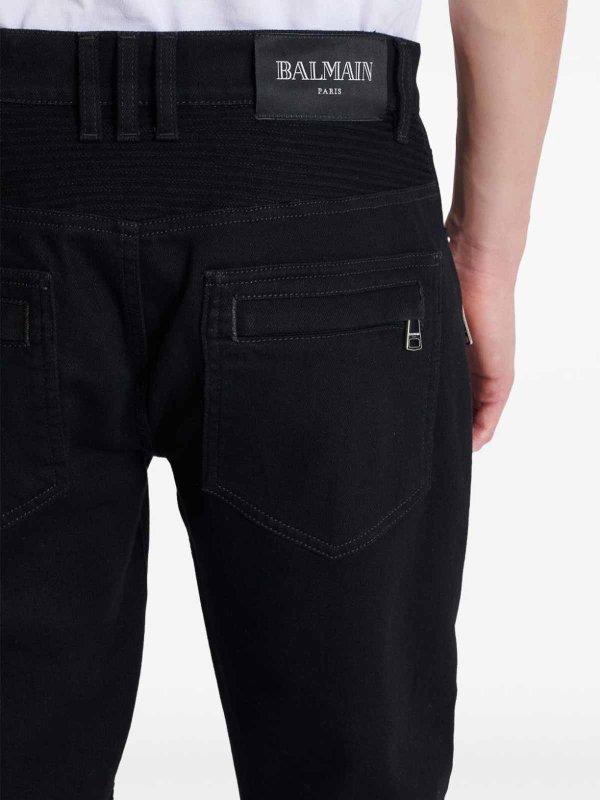 Balmain: jeans bootcut online - Jeans per motociclisti slim-fit