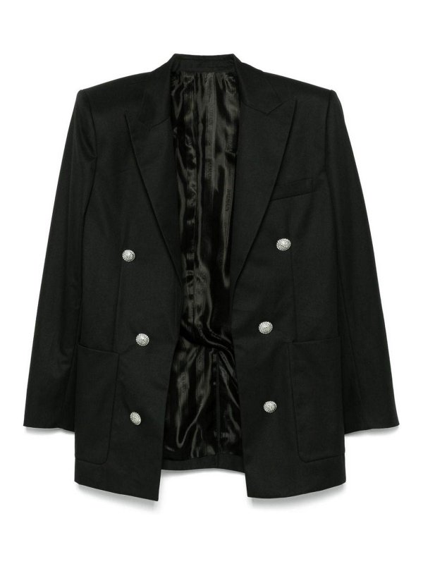 Balmain: Blazer - Blazer - Schwarz