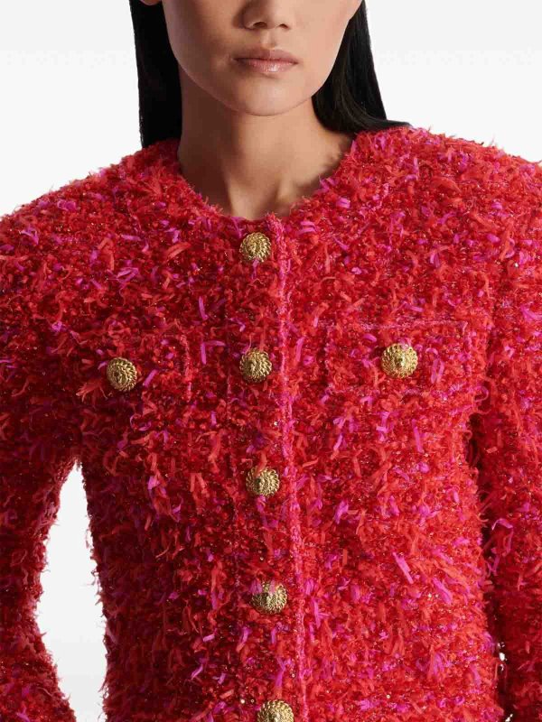 Balmain: カジュアルジャケット online - カジュアルジャケット - ピンク