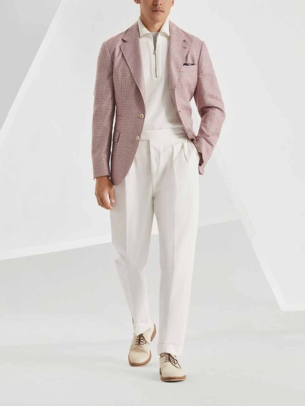 BRUNELLO CUCINELLI: ブレザー online - ブレザー - 白