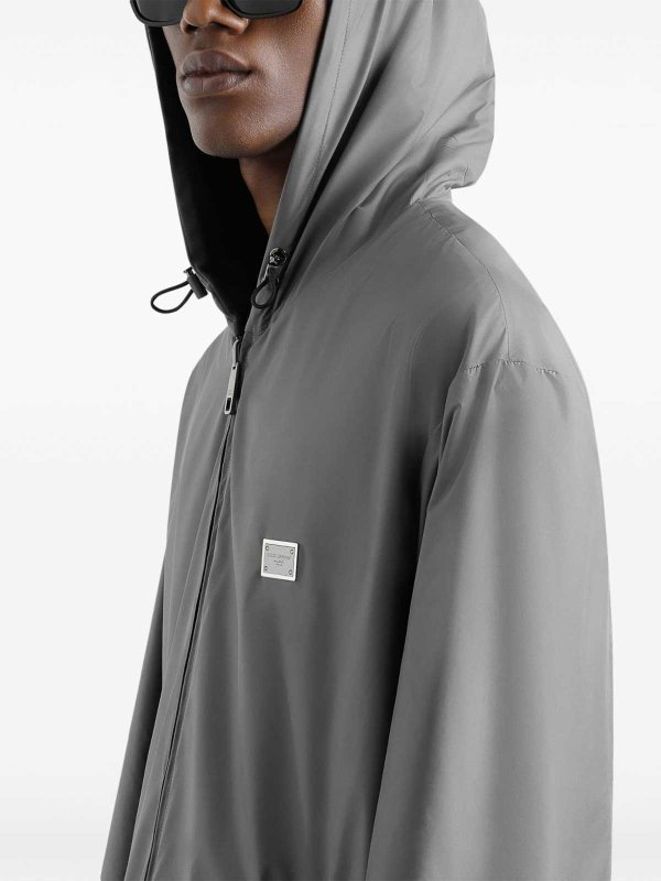 The Best Shops DOLCE & GABBANA: Chaquetas Bomber - Chaqueta Bomber - Gris