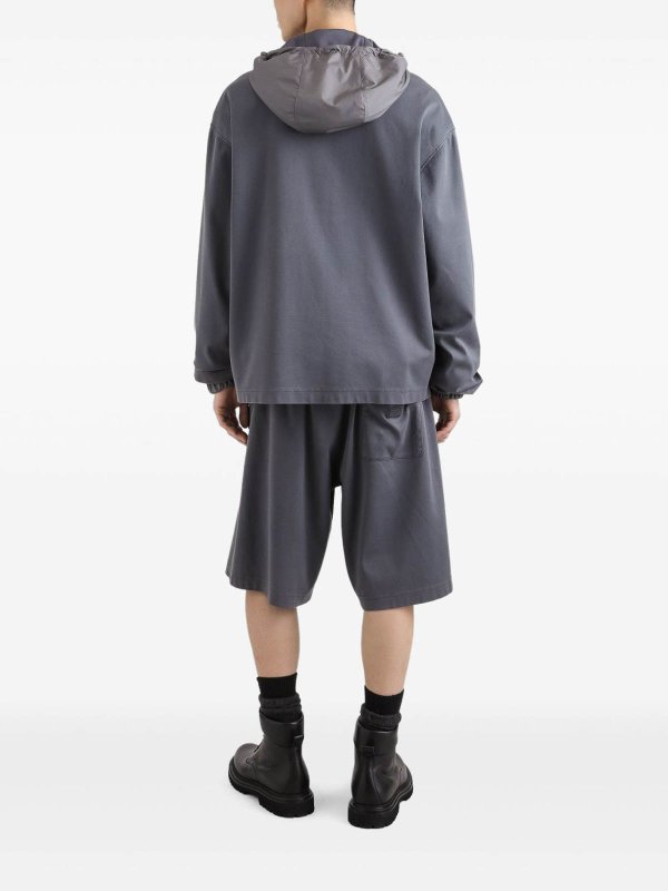 The Best Shops DOLCE & GABBANA: Trousers Shorts - Cotton Jersey Shorts