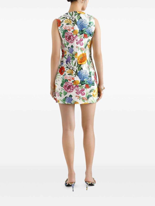 The Best Shops DOLCE & GABBANA: ニーレングスドレス - 膝丈ドレス - 白