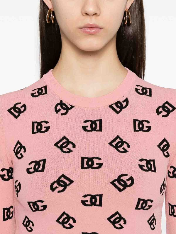 The Best Shops DOLCE & GABBANA: Pull col rond - Pull Col Rond - Rose