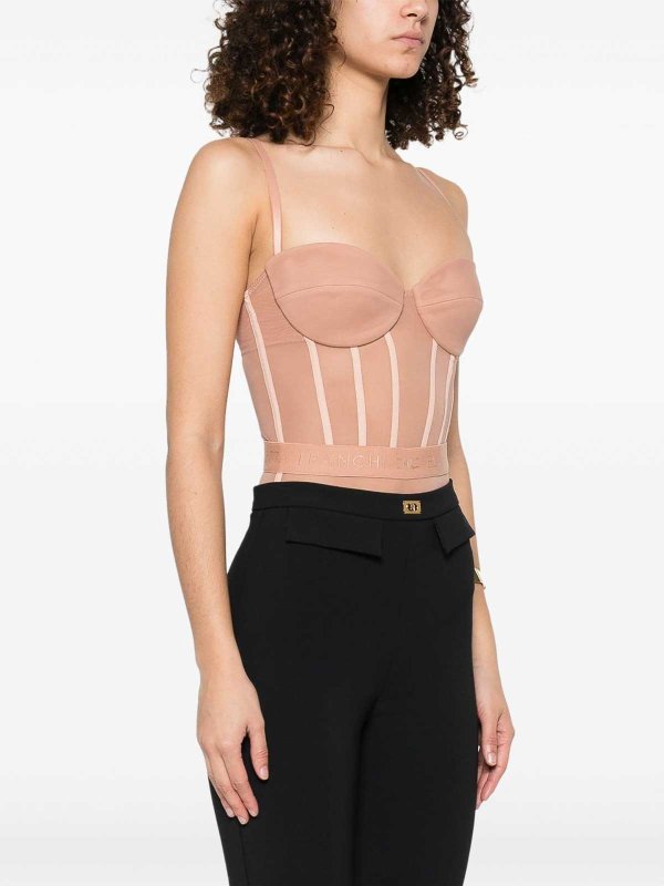 The Best Shops ELISABETTA FRANCHI: Tops und Tank Tops - Top - Nude