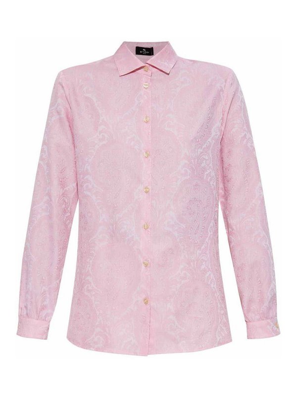 ETRO: Camisas - Camisa - Color Carne Y Neutral