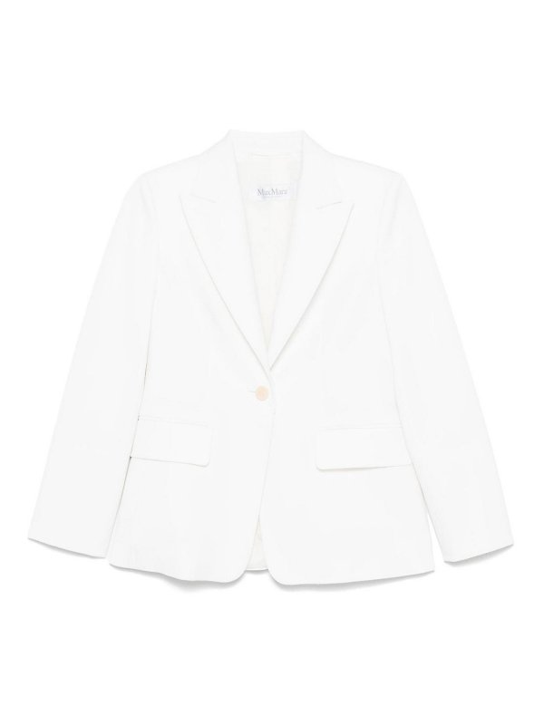 Max Mara: Blazer - Blazer - Blanco