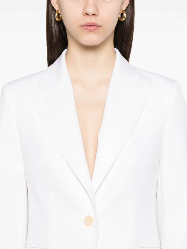 The Best Shops Max Mara: Blazer - Blazer - Blanco
