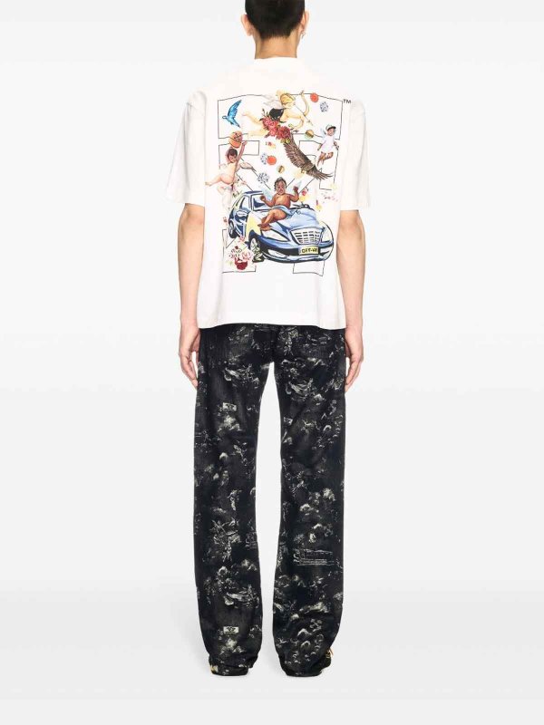 The Best Shops OFF-WHITE: t-shirt - T-shirt freccia affrescata