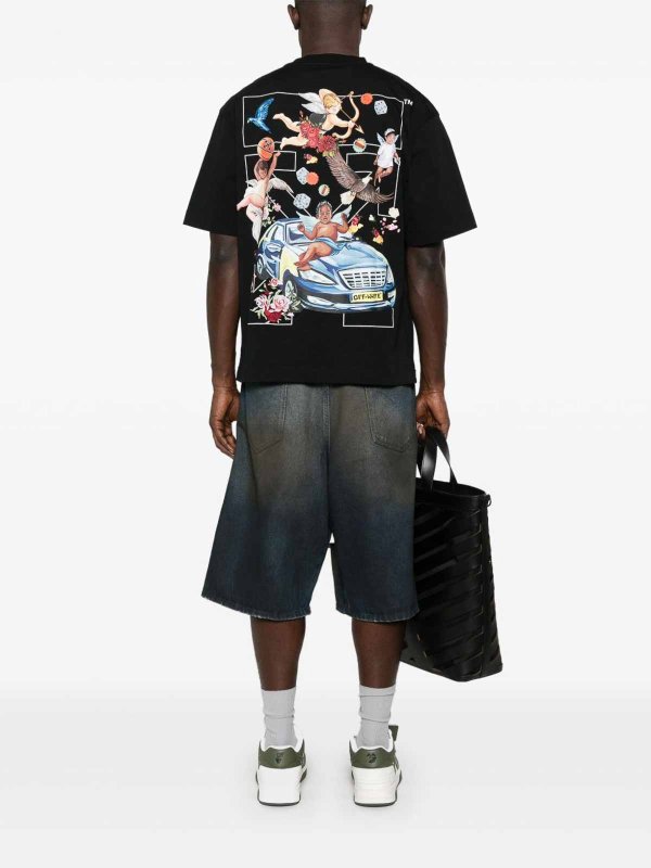The Best Shops OFF-WHITE: T-shirts - T-Shirt - Schwarz