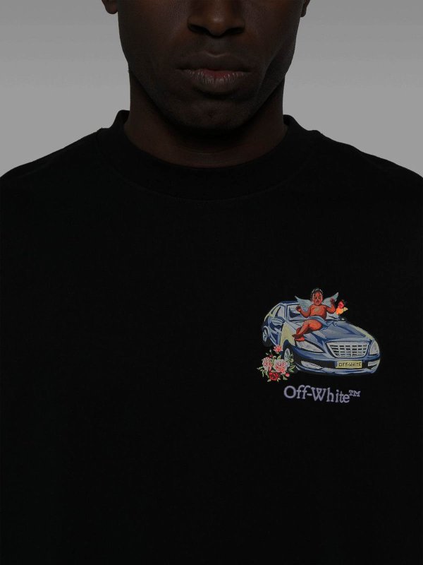 T-Shirt - Schwarz shop online: OFF-WHITE