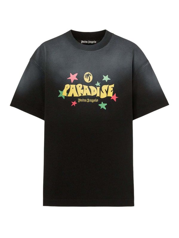 Palm Angels: t-shirts - Paradise Palm T-Shirt