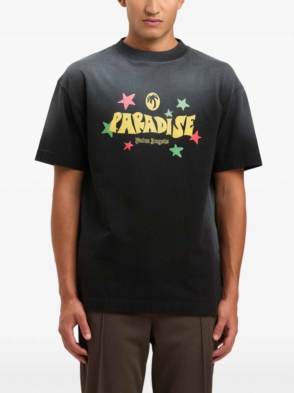 Palm Angels: t-shirts online - Paradise Palm T-Shirt