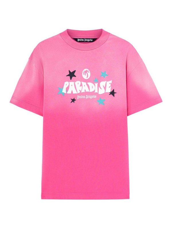 Palm Angels: t-shirts - Paradise Palm T-Shirt