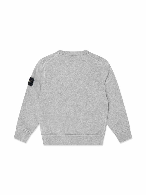 Compass-Motif Sweatshirt shop online: Stone Island Junior