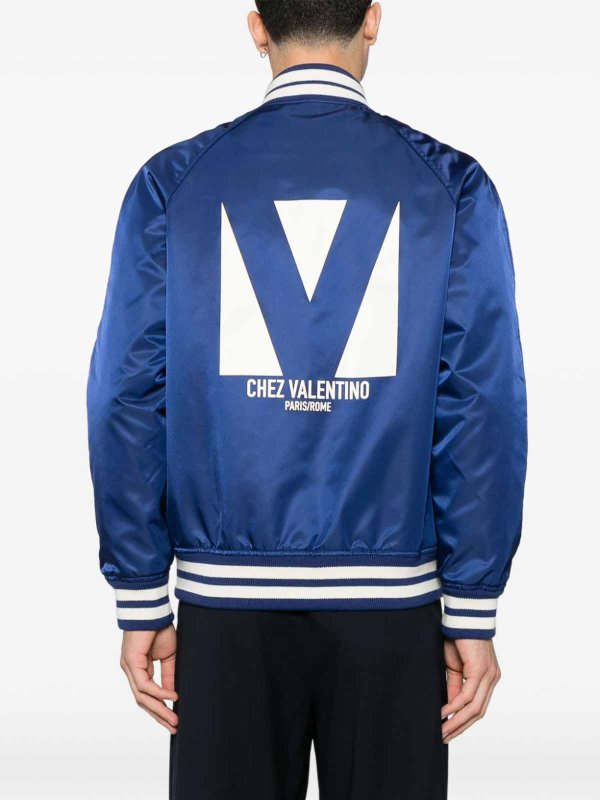 The Best Shops VALENTINO GARAVANI: Chaquetas Bomber - Chaqueta Bomber - Azul