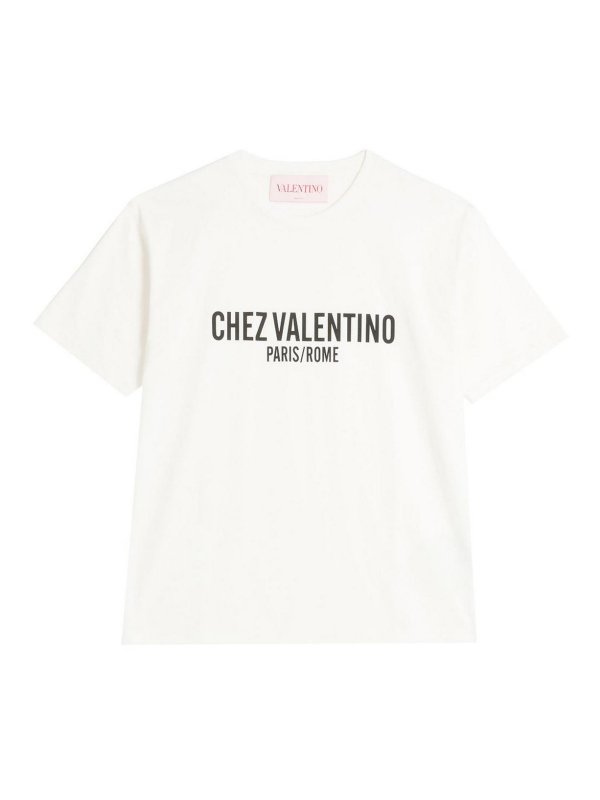 VALENTINO GARAVANI: t-shirts - Chez Valentino Print T-Shirt