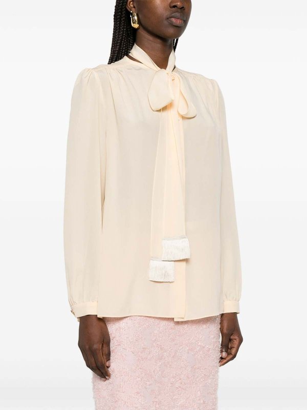 Ruched Detailing Shirt shop online: VALENTINO GARAVANI