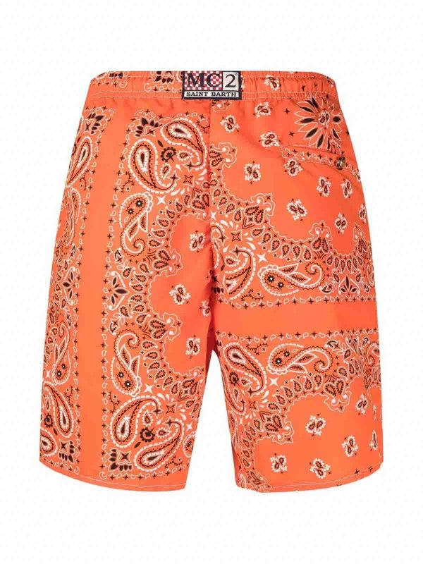 MC2 SAINT BARTH: 水着 online - スイムショーツ/スイムトランクス - オレンジ