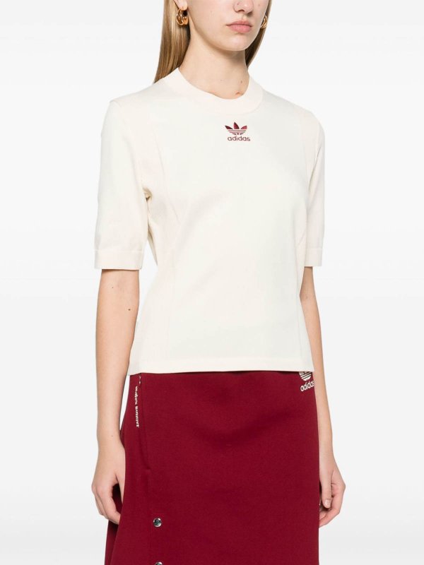 The Best Shops Adidas Originals: Col roulé & Col polo - Pull Col Roulé - Blanc