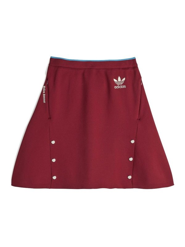 ADIDAS: ニーレングススカート＆ミディ丈 - 膝丈/ミディスカート - 紫