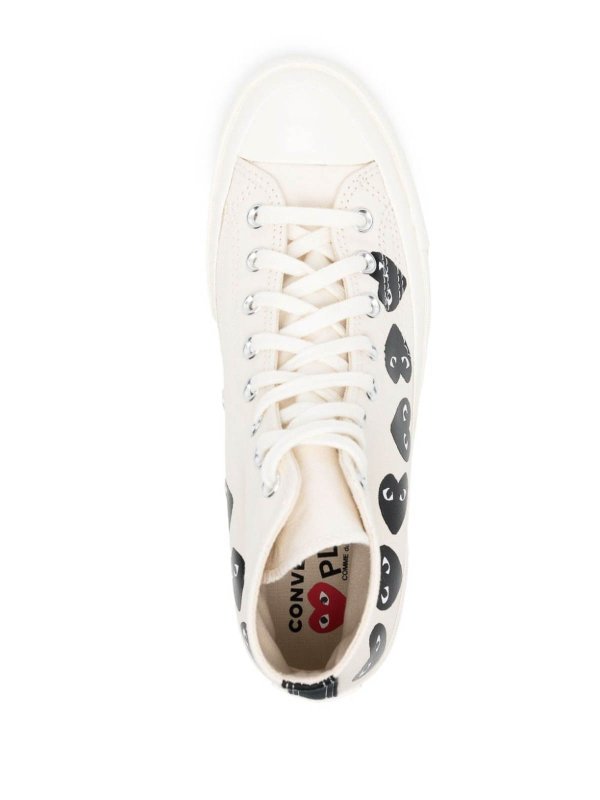 Comme des Garçons Play: Zapatillas online - Top - Blanco