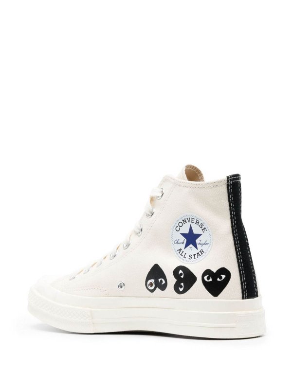 The Best Shops Comme des Garçons Play: Zapatillas - Top - Blanco
