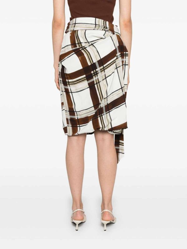 DRIES VAN NOTEN: Jupes midi et au genou online - Jupe Midi - Blanc