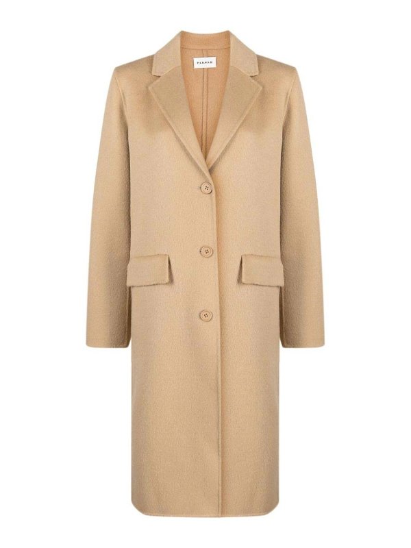 P.A.R.O.S.H.: ショートコート - ショートコート - ベージュ