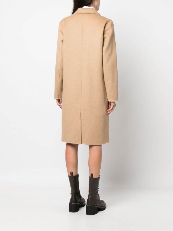 コート PAROSH Women Coats D431554 LEAK 04 Beige P.A.R.O.S.H. Mid-Length Coat - Beige - Women | D431554LEAK04