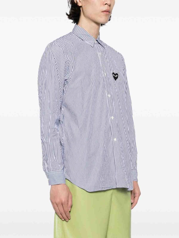 Comme des Garçons Play: シャツ online - シャツ - ダークブルー