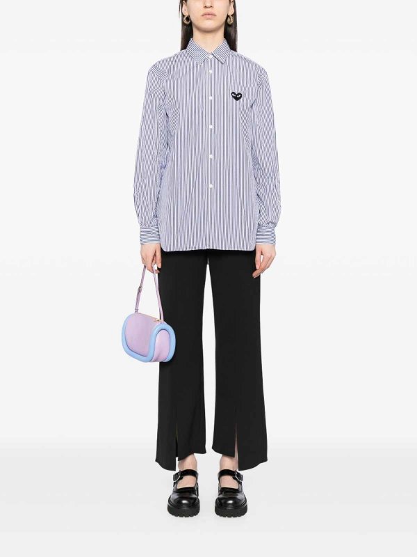 The Best Shops Comme des Garçons Play: シャツ - シャツ - ダークブルー