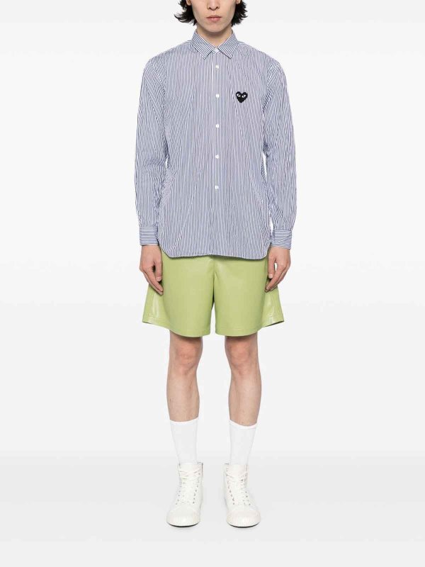 Comme des Garçons Play buy online シャツ - ダークブルー