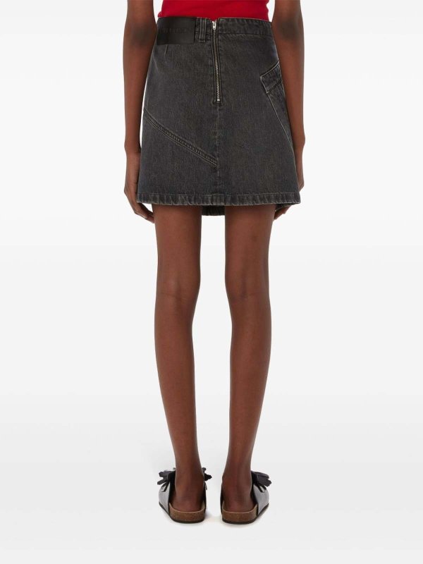 Twisted Denim Mini Skirt shop online: J.W. ANDERSON