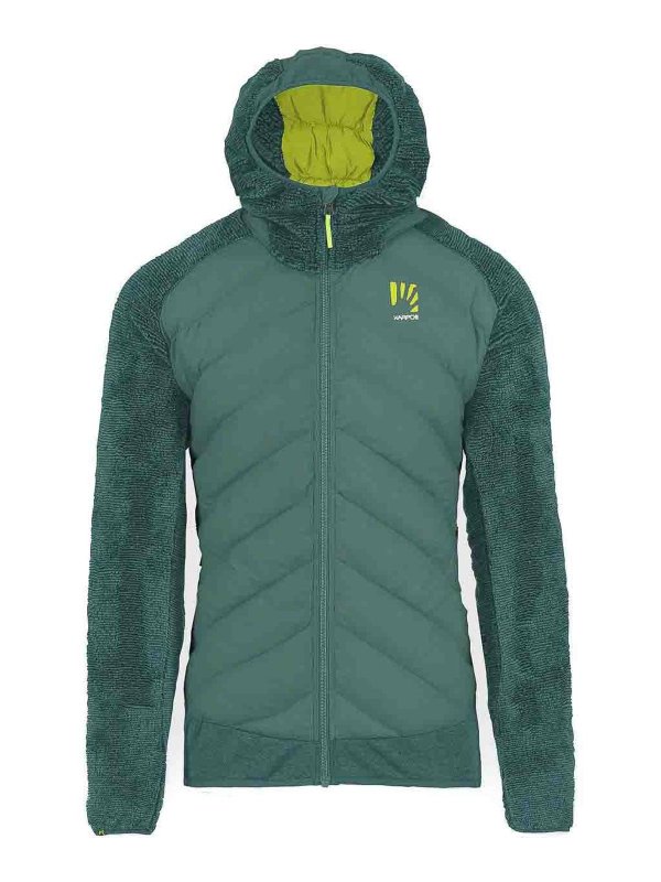 KARPOS: padded jackets - Green Marmarole Jacket