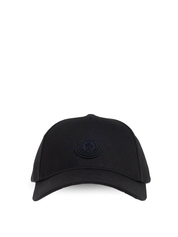 MONCLER: hats & caps - Logo-Appliqu Cap