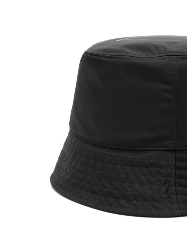 MONCLER: hats & caps online - Logo-Patch Bucket Hat
