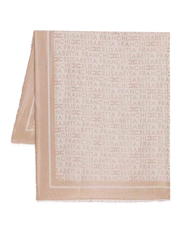 ELISABETTA FRANCHI: Schals - Schal - Beige