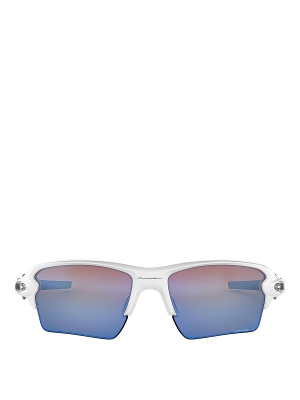 OAKLEY: sunglasses - Matte Black Flak 20 Xl Rectangular Sunglasses