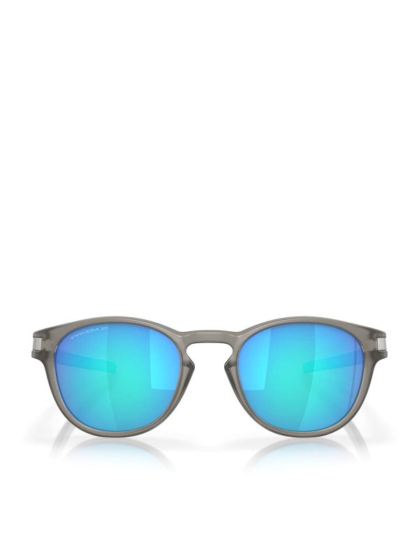 OAKLEY: sunglasses - Gray/Blue Latch Sunglasses