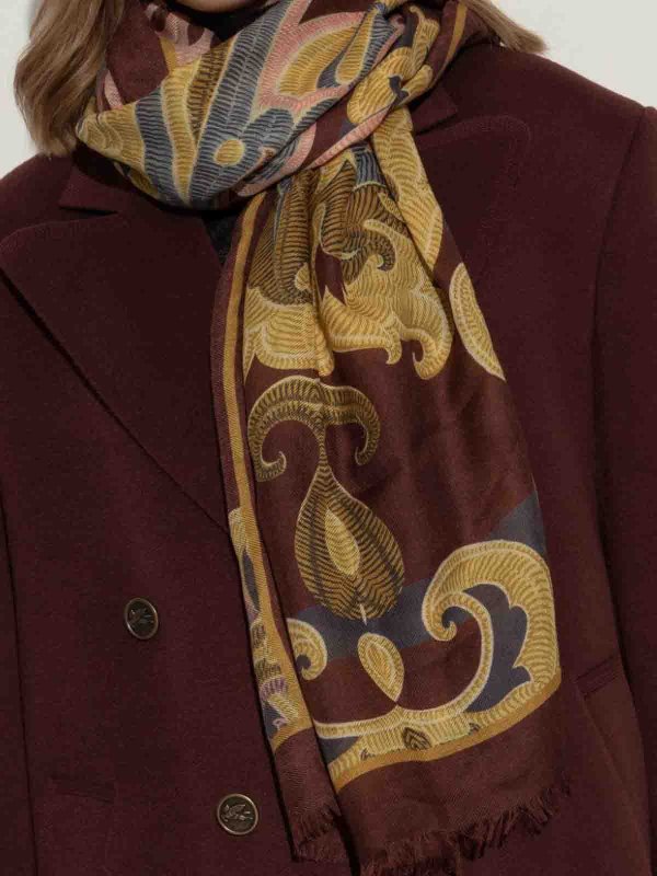 Paisley-Pattern Scarf shop online: ETRO