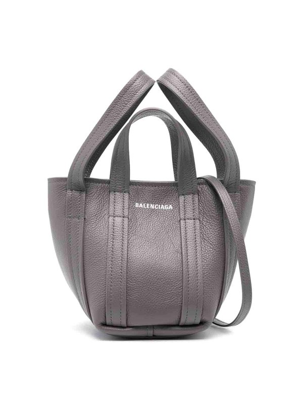 BALENCIAGA: トートバッグ - トートバッグ - グレー