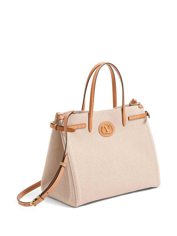VALENTINO GARAVANI: Handtaschen online - Shopper - Beige