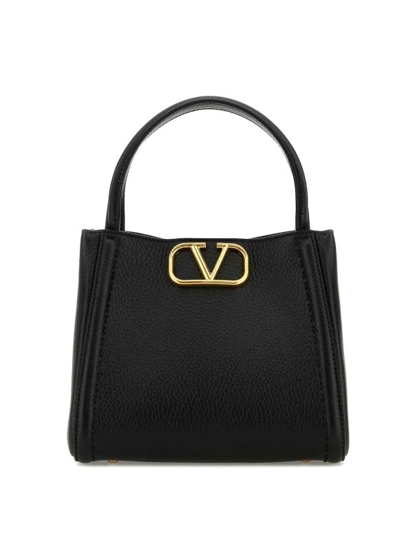 VALENTINO GARAVANI: トートバッグ - トートバッグ - 黒