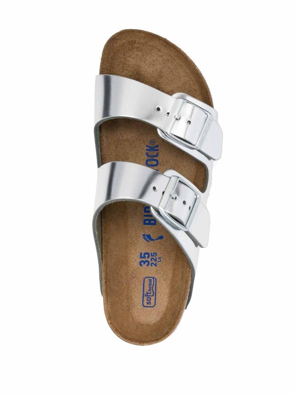 The Best Shops BIRKENSTOCK: Sandalen - Sandalen - Silber
